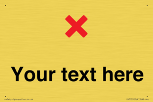 Custom plain background, red cross sign